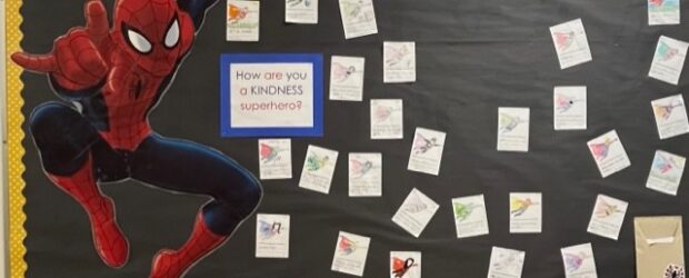 How can you be a kindness superhero at school?  Make kindness your superpower!